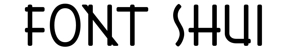 Font Shui Yazı tipi ücretsiz indir